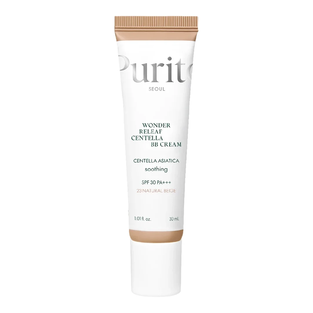 Crema BB multifunctionala cu SPF 30 PA+++, 23 Natural Beige, Wonder Releaf Centella, 30 ml, Purito