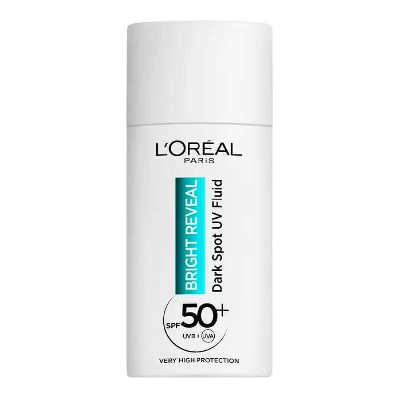 Crema cu textura fluida pentru pete pigmentare, protectie SPF50+, Bright Reveal, 50 ml, LOreal