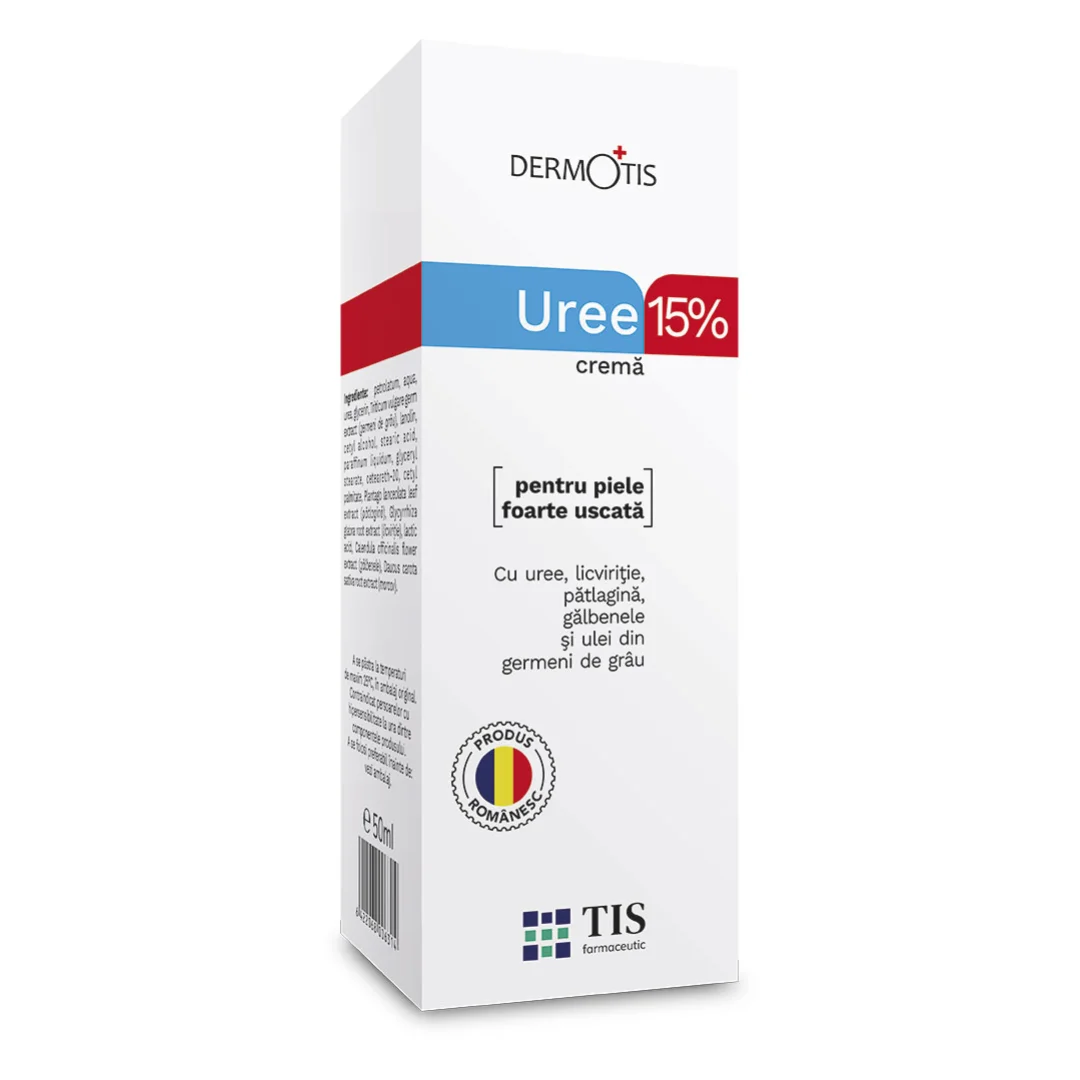Crema cu Uree 15% DermoTis, 50 ml, Tis Farmaceutic