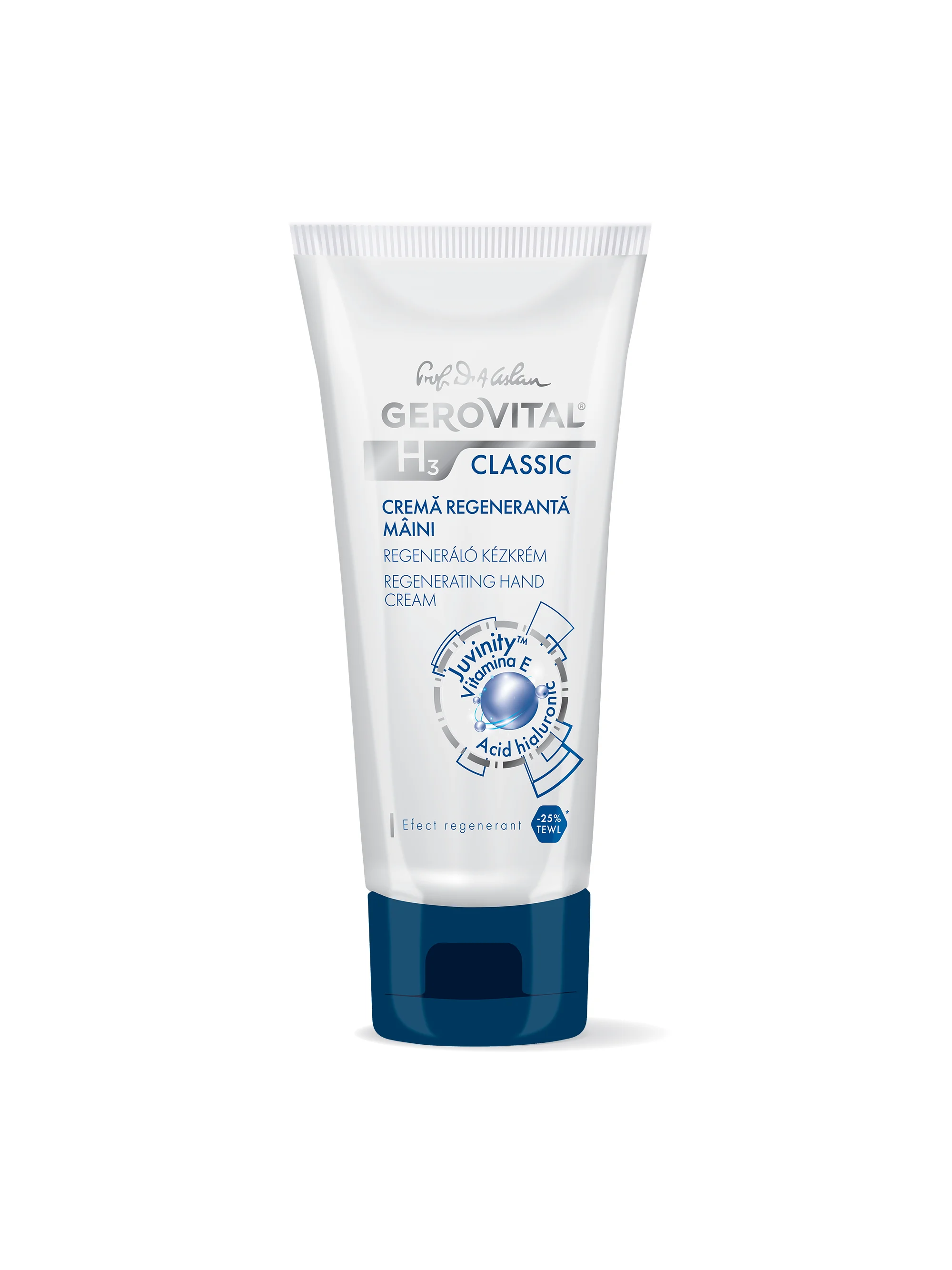 Cremă De Mini Regenerantă și Emolientă Cu Complex Anti-age Pentru Piele Uscată, Gerovital H3 Classic, 100 Ml