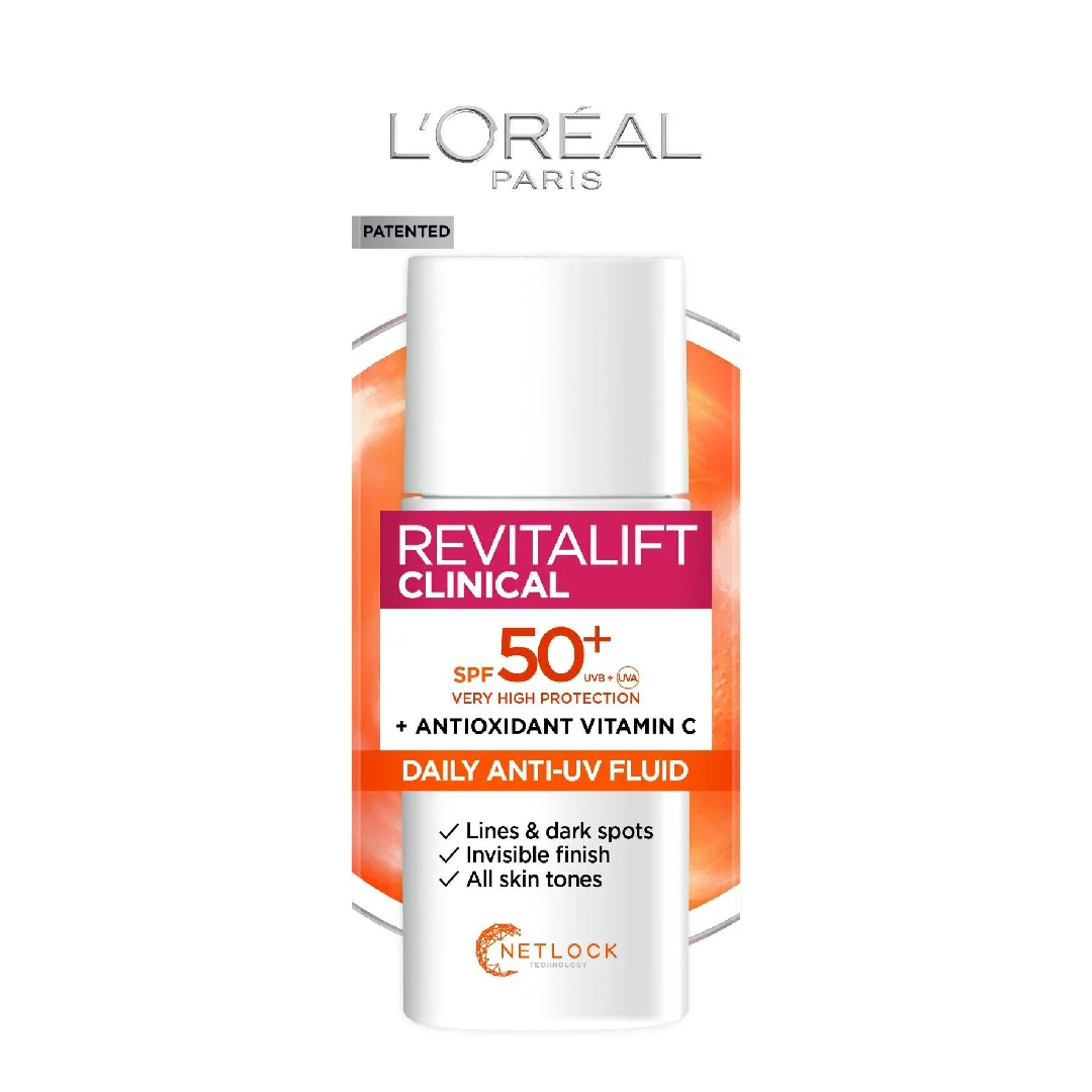 Crema fluida cu Vitamina C si SPF50+, 50ml, LOreal