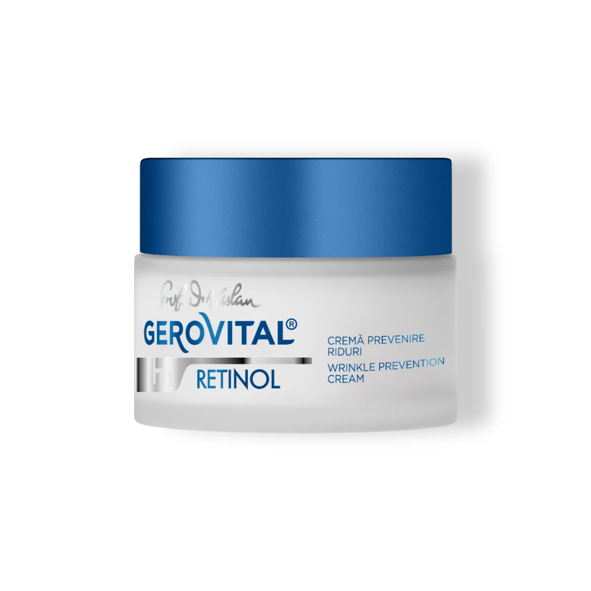 Cremă Prevenire Riduri 2% Retinol Pentru Ten Normal-matur  Protecție Antirid și Regenerare Celulară, Gerovital H3 Retinol, 50 Ml