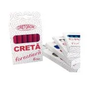 Creta forestiera Cretorom, alb, cutie 6 buc