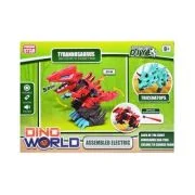 Cuburi constructii Robozaur, cu baterii, Velociraptor