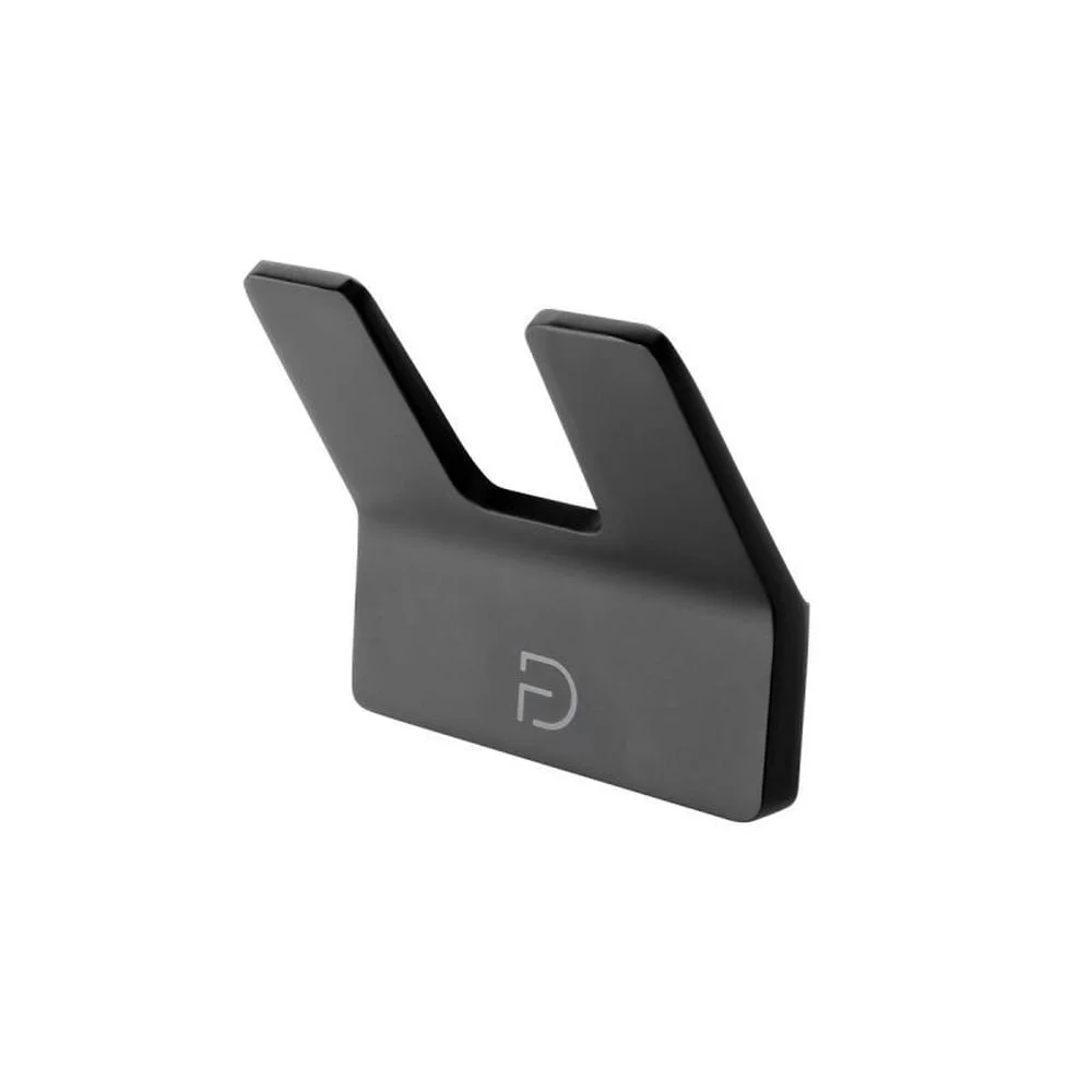 Cuier baie dublu FDesign Piazza, negru mat