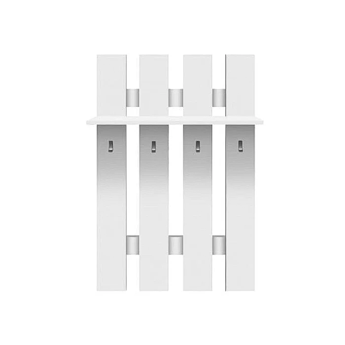 Cuier suspendat TOP MIX 80, alb, 80x23x100 cm