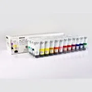 Culori acrilice Magi-Wap Art Rangers, 48 culori x 22ml, culori de baza, culori pastel, metalice, cu sclipici, FEA4822T-2