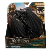 CUM SA ITI DRESEZI DRAGONUL FIGURINA DRAGON TOOTHLESS CU ARIPI MOBILE 20CM