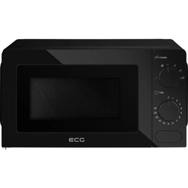 Cuptor cu microunde ECG MTM 1774 BE, 17 litri, 700W, 6 niveluri de putere, timer, negru