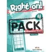 Curs de limba engleza Right on 4. Manualul profesorului la gramatica cu digibook app - Jenny Dooley