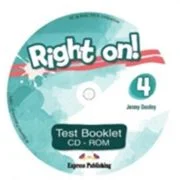 Curs de limba engleza Right on 4. Test booklet CD-ROM - Jenny Dooley