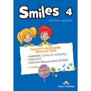 Curs limba engleza Smiles 4 Material aditional pentru profesor Pachet Multimedia - Jenny Dooley, Virginia Evans