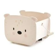 Cutia ursului (Mobilier pe 4 roti) Pull Along Bear Cart