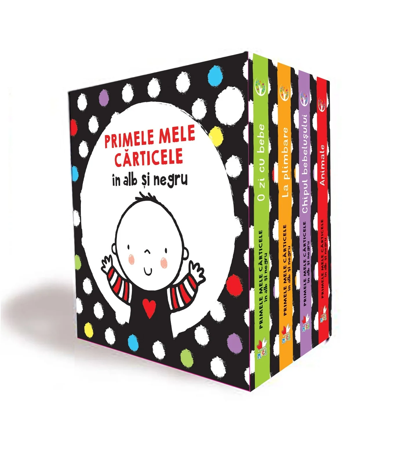 Cutie. Bebe invata. Primele mele carticele in alb si negru