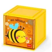 Cutie de depozitare suprapunibila, cub, Albinuta, Legami