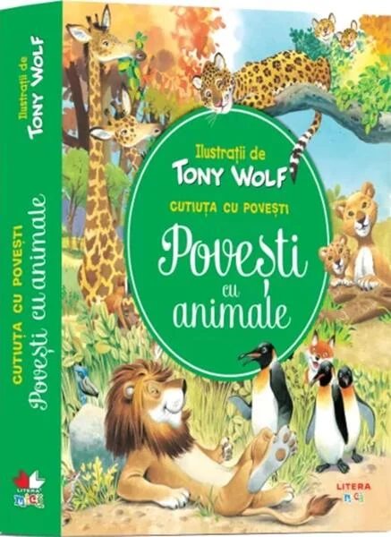 Cutiuța cu povești. Povești cu animale - Paperback brosat - Tony Wolf - Litera mică