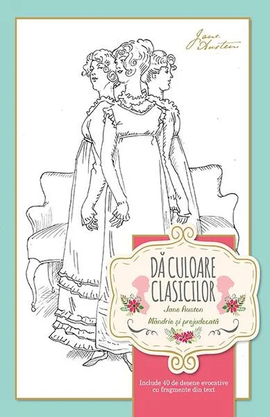 Dă culoare clasicilor - Mândrie și prejudecată - Paperback - Jane Austen - RAO
