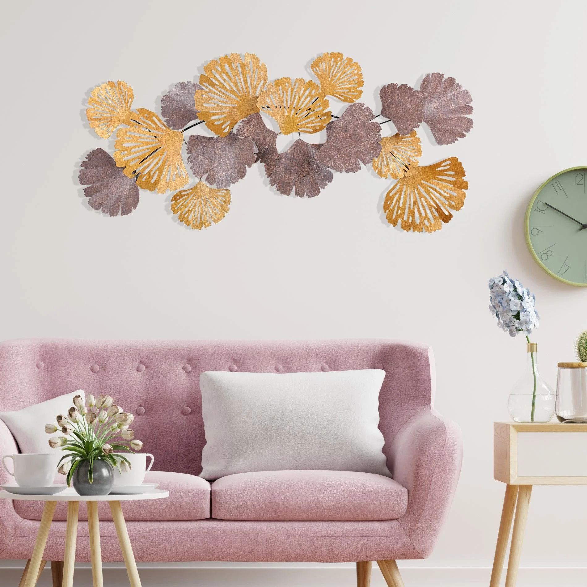 Decoratiune de perete Metal Gergo, Multicolor, 60x6x130 cm