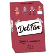 DelFan-Limba si comunicare. Joc cu 64 de cartonase ce contine 4 arii super distractive: Cultura generala, mima, descriere verbala si desen - Silvana B