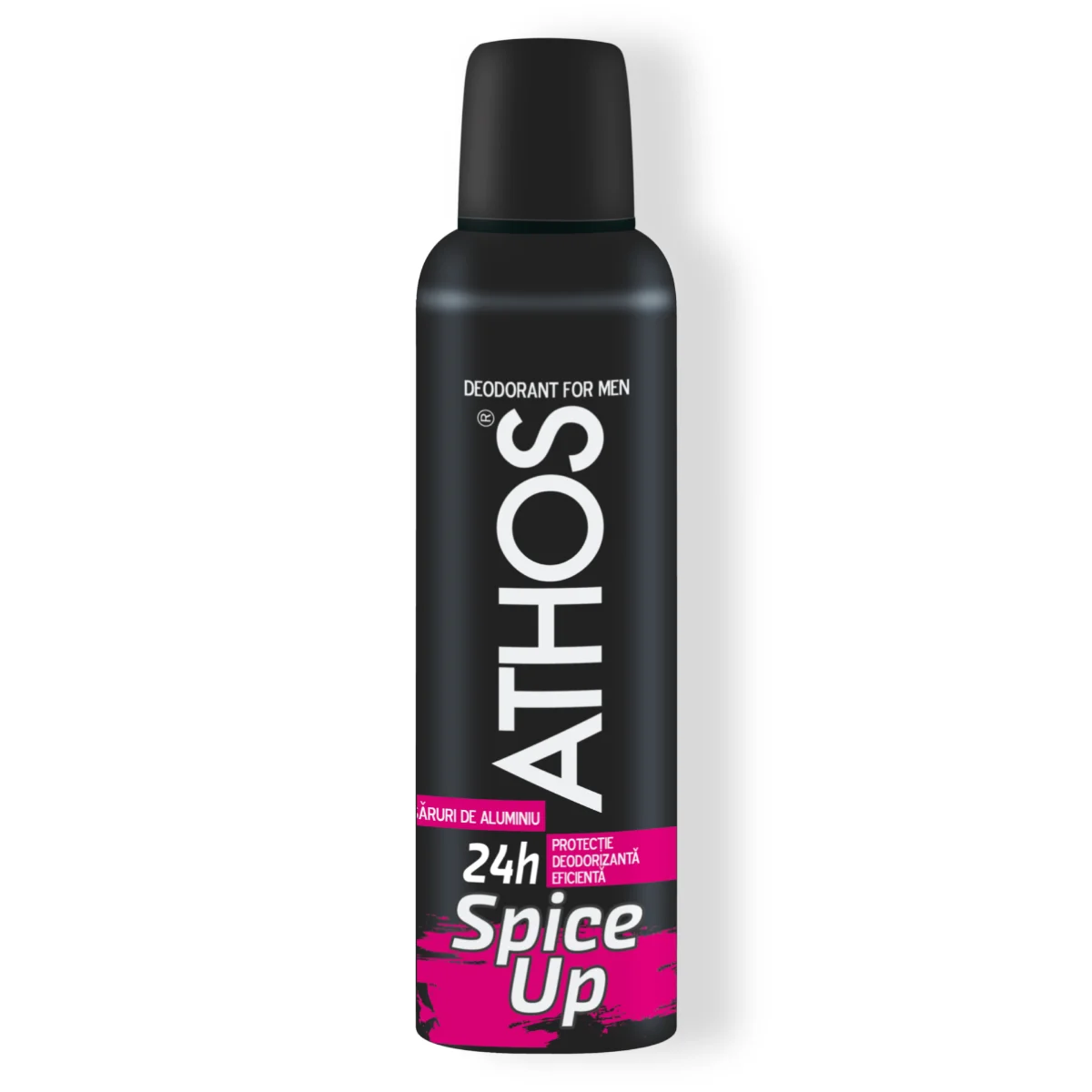 Deodorant Spray Athos Spice Up 24h  Note Lemnoase Condimentate, 150 Ml