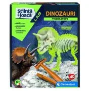 Descopera dinozaurul Triceratops, Clementoni
