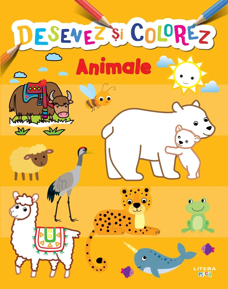 Desenez si colorez. Animale