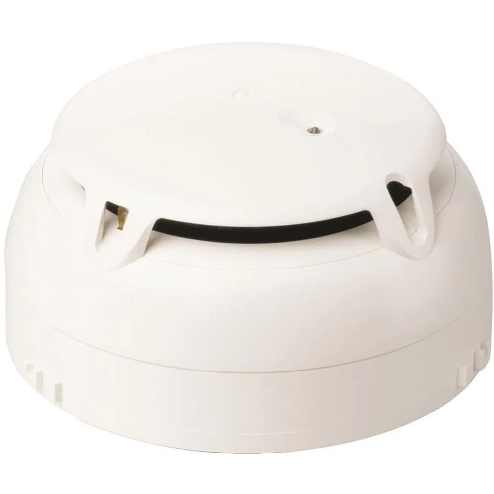 Detector de incendiu wireless adresabil Siemens Swing FDOOT271, 4 nivele, autotestare, autonomie 3 ani