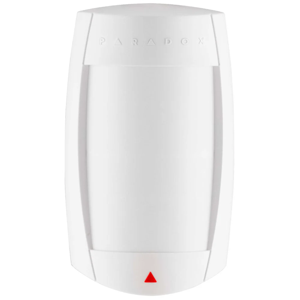 Detector de miscare dual PIR Paradox Digigard DG75+, 11x11 m, 90 grade, Digital Shield, pet immunity