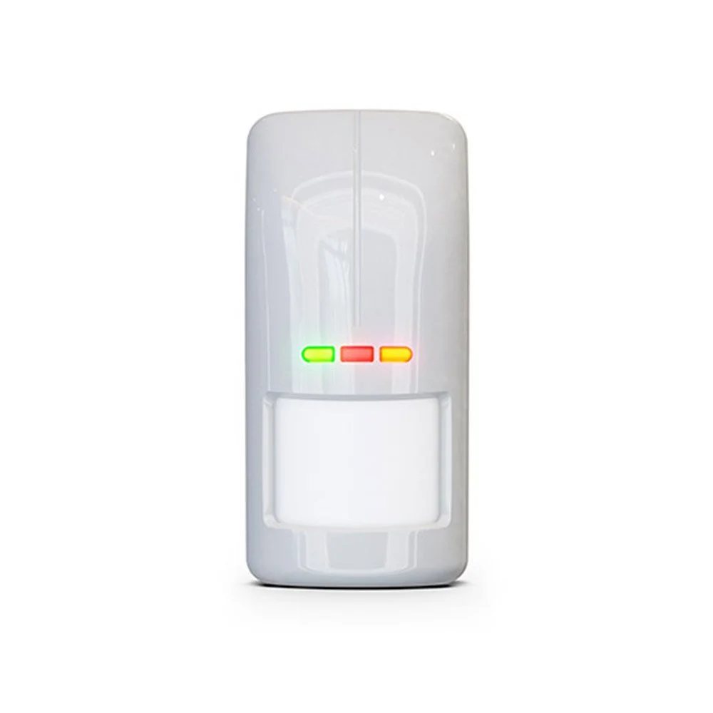 Detector de miscare exterior digital dual PIR si MW Satel OPAL GY SET, 15 m, 100 grade, antimasking, creep zone, pet immunity 20 kg, tamper, gri, suport inclus