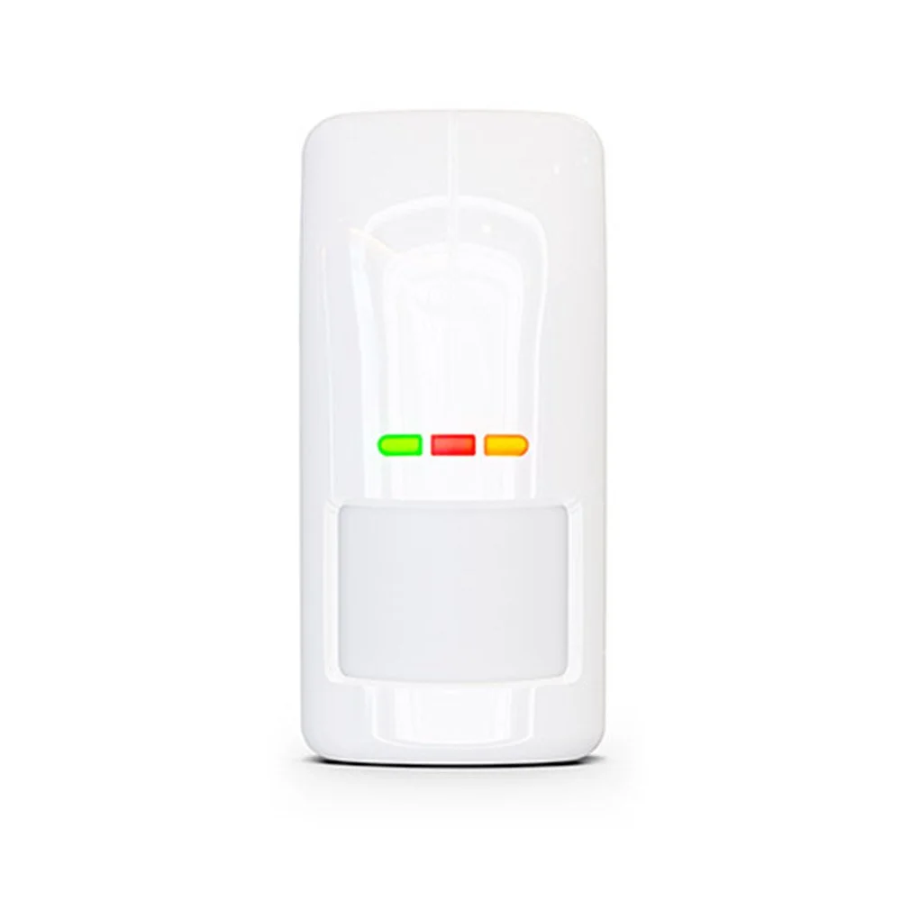 Detector de miscare exterior digital dual PIR si MW Satel OPAL PRO, 15 m, 100 grade, senzor crepuscular, antimasking, creep zone, pet immunity 20 kg, alb