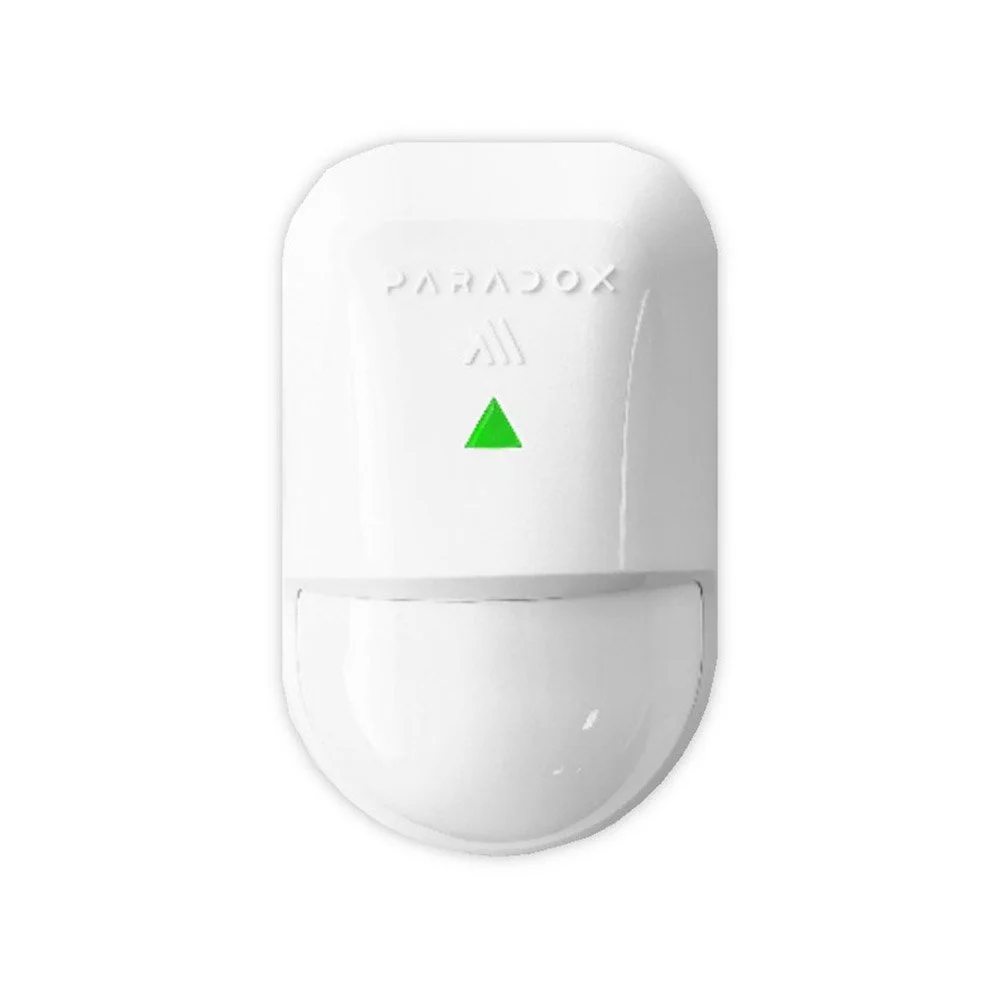 Detector de miscare wireless PIR Paradox PMD5M, 12 m, 110 grade, creep zone, senzor de temperatura, 868 MHz