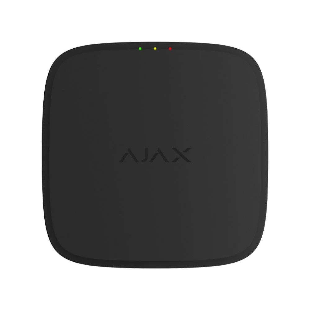 Detector de temperatura wireless adresabil Ajax FireProtect, EN54, 868.0 - 922.0 MHz, negru
