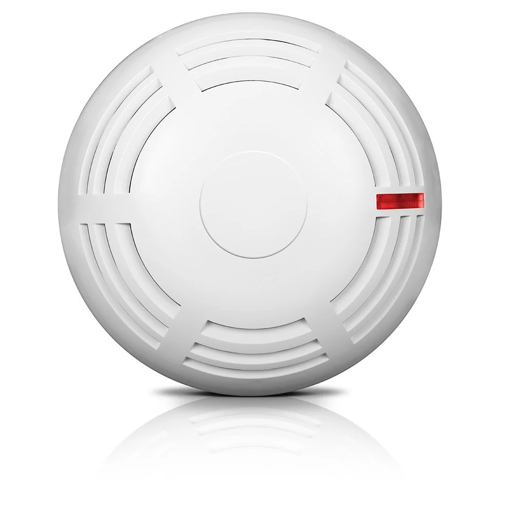 Detector optic de fum adresabil Satel DRP-400, 54 - 65 grade, ajustabil, compatibil cu ACSP-402