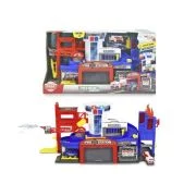 DICKIE SET STATIE DE POMPIERI SI SALVARE CU PULVERIZATOR DE APA SUNETE SI LUMINI