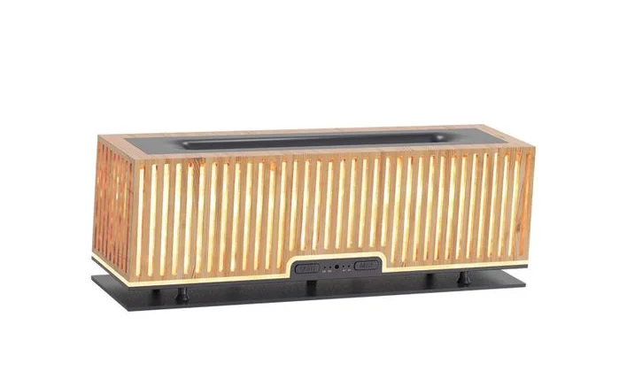 Difuzor de aromaterapie aspect lemn rezervor 200ml