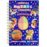 Dinozauri. Creeaza mozaic sidefat