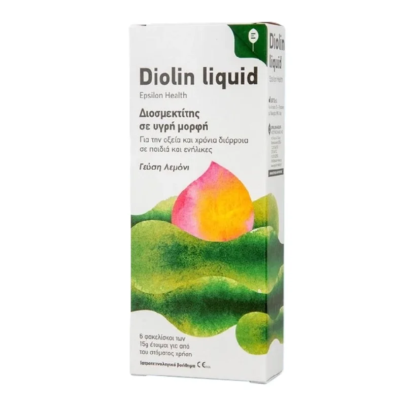 Diolin liquid, 6 plicuri*15 g, Epsilon Health