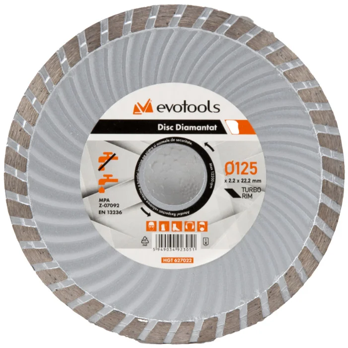 Disc Diamantat Turbo ETP 230 mm; G: 2.6 mm