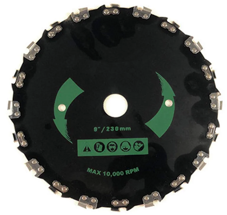 Disc Motocoasa cu Dinti Lant Drujba 230x 20T Negru