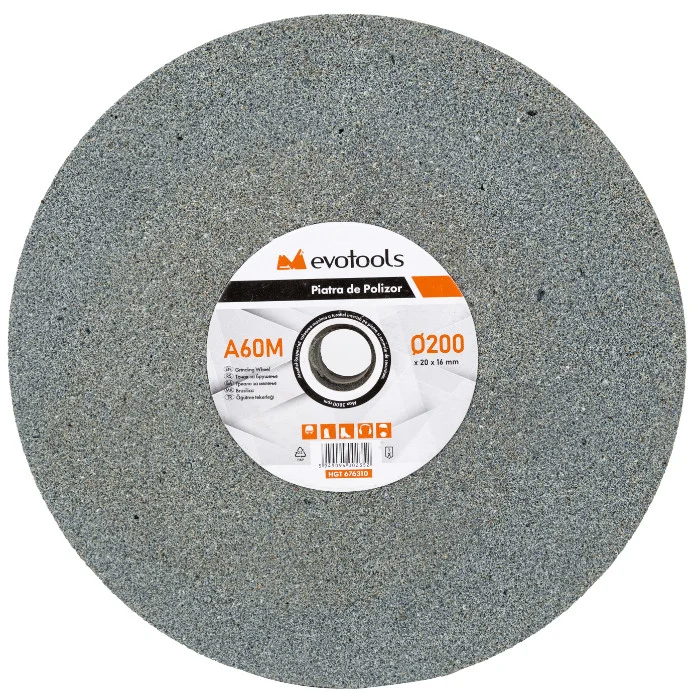 Disc Piatra de Polizor Gri 200x 20 x 16; granulatie 60