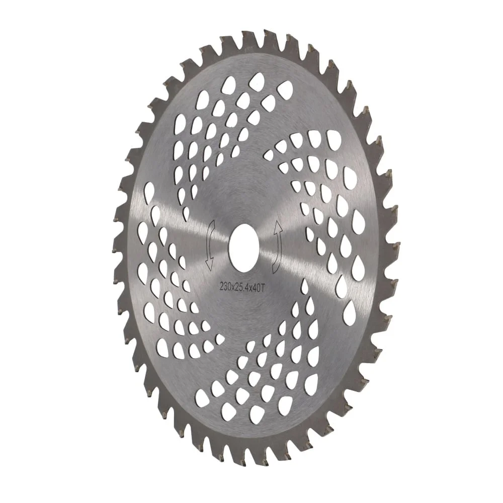 Disc vidia drept 255 mm, 40T, pentru motocoasa, prindere 25.4 mm, MTC 1373
