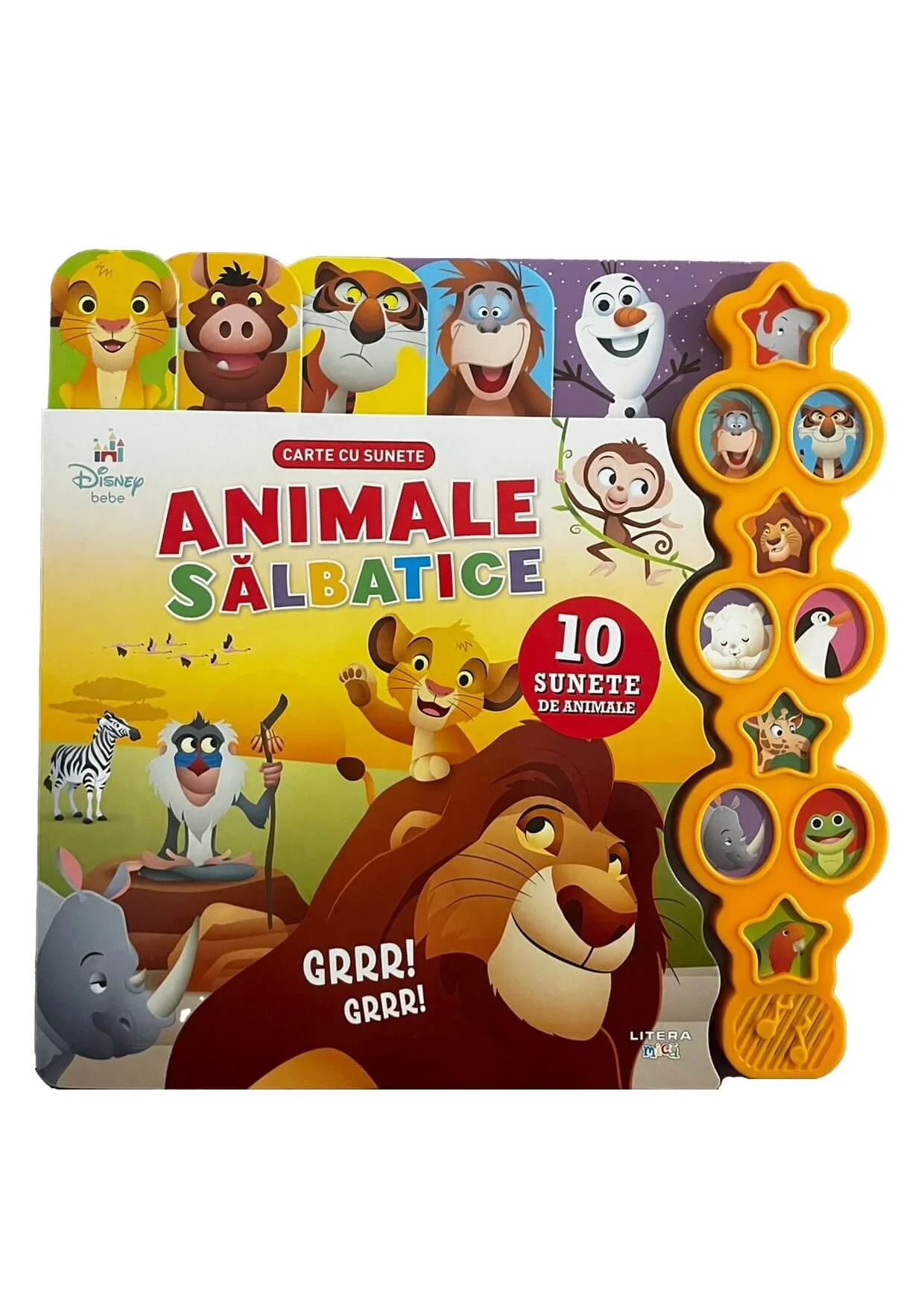 Disney Bebe. Animale salbatice. Carte cu sunete