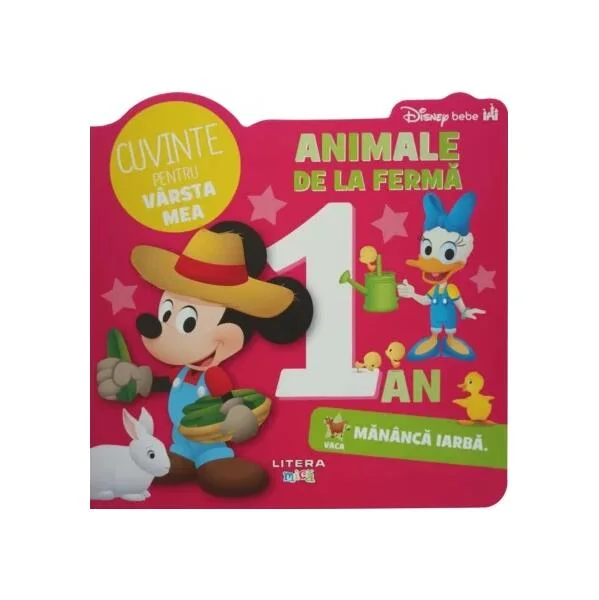 Disney Bebe. Cuvinte pentru vârsta mea. Animale de la fermă - Hardcover - Disney - Litera mică