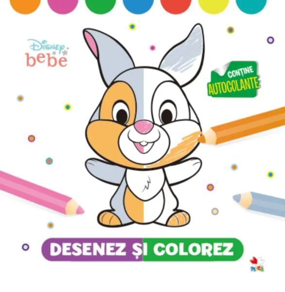 Disney Bebe. Desenez și colorez - Paperback brosat - Disney - Litera mică