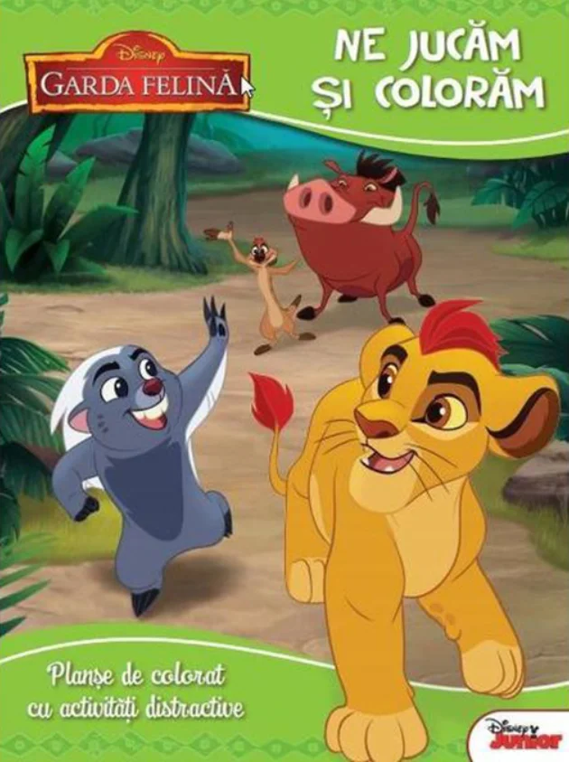 Disney. Garda felină. Ne jucăm și colorăm