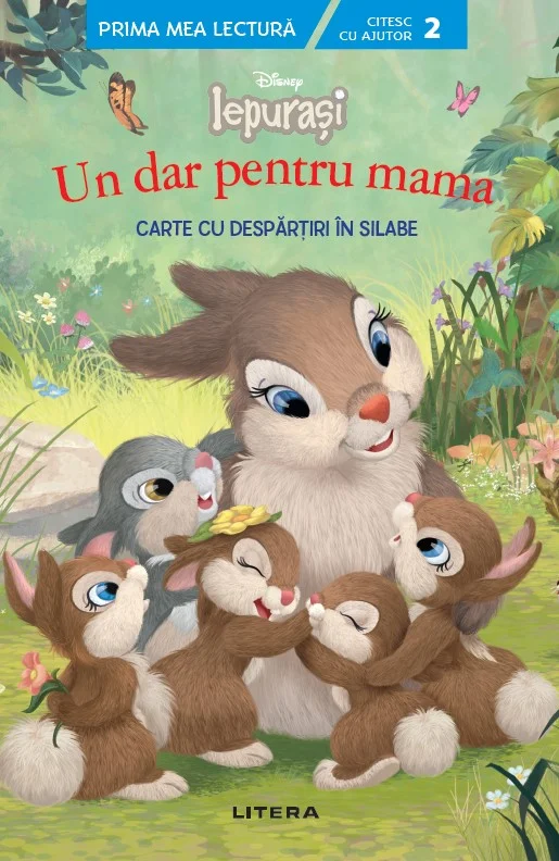 Disney. Iepurasi. Un dar pentru mama. Carte cu despartiri in silabe (Nivelul 2)
