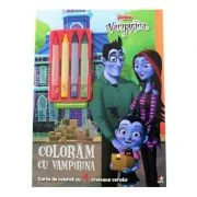 Disney Junior. Vampirina. Coloram cu Vampirina (contine 4 creioane cerate) - Disney