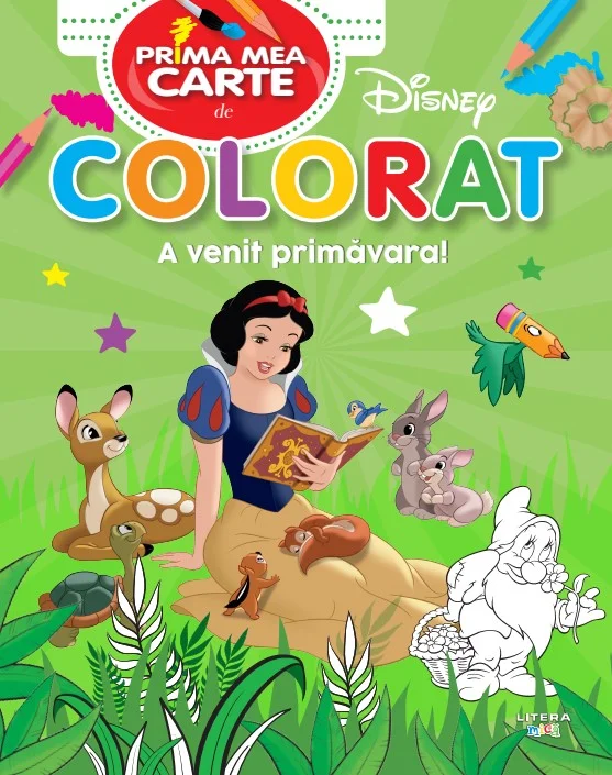 Disney. Prima mea carte de colorat. A venit primavara!