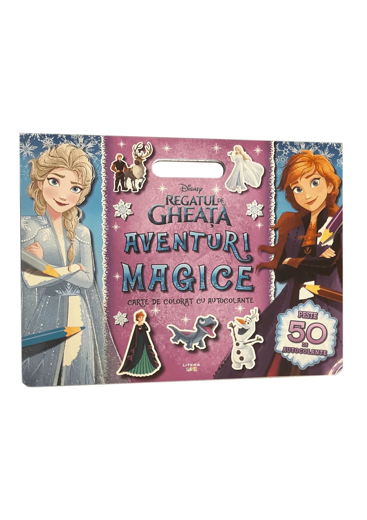Disney. Regatul de gheata. Aventuri magice. Carte  de colorat cu autocolante