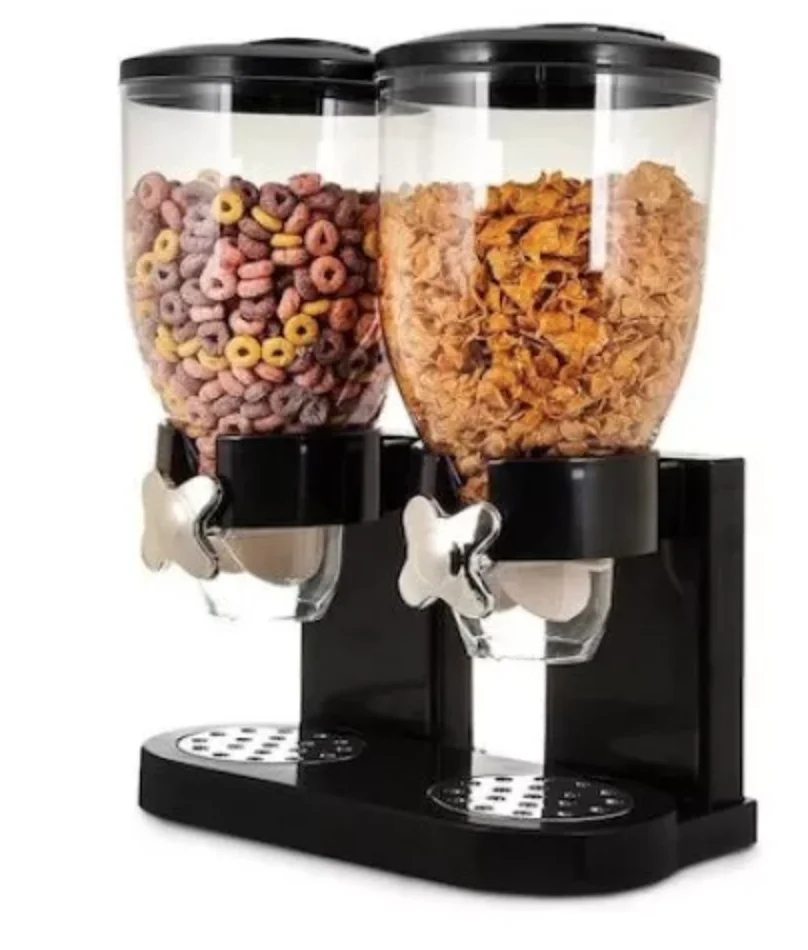 DIspenser Cereale Dublu 2 x 2 L dimensiune 29x16x35 Cm